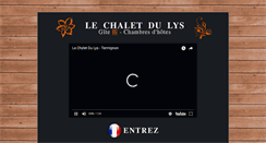 Desktop Screenshot of chaletdulys.com