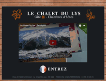 Tablet Screenshot of chaletdulys.com